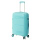 BENZI Mala de Viagem / Trolley Médio 67cm 4R BZ5749 Turquesa | Ref. 288.BZ5749ATB