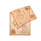 ANEKKE Lenço / Écharpe Estampado Gaia Bege / Laranja | Ref. 280.42480-062
