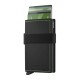 Carteira SECRID Bandwallet Matte Black-Green | Ref. 297.BMA-BG
