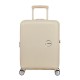 AT Mala / Trolley de Cabine 55cm 4R Exp. SoundBox Areia de Coco | Ref. 92.88472-A936