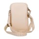 Bolsa de Tiracolo Porta Telemóvel PEPE JEANS Clara Bege | Ref. 186.7395241