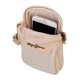 Bolsa de Tiracolo Porta Telemóvel PEPE JEANS Clara Bege | Ref. 186.7395241