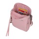 Bolsa de Tiracolo Porta Telemóvel PEPE JEANS Paola Rosa Claro | Ref. 186.7445242