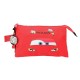 Estojo Escolar Triplo CARS McQueen Red Vermelho | Ref. 186.4214311