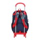 Mochila Adap. 40Cm c/ Carro Gravity of SPIDERMAN Azul Marinho | Ref. 186.42623V1