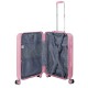BENZI Mala de Viagem / Trolley Médio 68cm 4R BZ5910 Rosa | Ref. 288.BZ5910RB