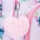 Mochila Escolar Adap. 40Cm STITCH You & Me Malva, Modelo: Mochila 40cm Adap., Cor: Malva, 8 image