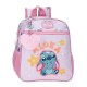 Mochila Pré-Escolar Adap. 28Cm STITCH You & Me Malva | Ref. 186.43521F1