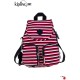 Mochila Média Conversível Bolsa Tiracolo Sugar Stripes FIREFLY UP PRINTED Kipling - ref. 187.K12887L54 Mochila Média Conversível Bolsa Tiracolo Sugar Stripes FIREFLY UP PRINTED Kipling - ref. 187.K12887L54
