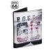 Carteira Porta-Notas Vertical com Porta-Moedas ROUTE 66 Preto  | Ref. 237.R1210601