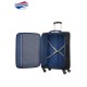 American Tourister Mala/Trolley de Viagem Médio 67cm 4 Rodas Spinner HOLIDAY HEAT Preto | Ref. 9250G00509