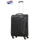 American Tourister Mala/Trolley de Viagem Médio 67cm 4 Rodas Spinner HOLIDAY HEAT Preto | Ref. 9250G00509