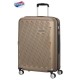 Mala/Trolley de Viagem Grande com 4 rodas Spinner 76 cm Bronze Hypercube American Tourister - Ref. 9225G90305