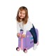 Roll Road Mala Infantil ABS 4 Rodas UNICORNIO Lilás - Ref. 186.44298C2
