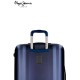 Pepe Jeans Mala/Trolley de Viagem Médio 4 Rodas Spinner 70cm Expansível CAMBRIDGE Azul - Ref. 186.5418963B-5