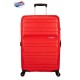 American Tourister Mala/Trolley de Viagem Grande 4 Rodas Spinner 77cm Expansível SUNSIDE Sunset Red - Ref. 9251G00300-6