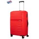American Tourister Mala/Trolley de Viagem Grande 4 Rodas Spinner 77cm Expansível SUNSIDE Sunset Red - Ref. 9251G00300