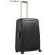 Samsonite Mala/Trolley de Viagem Médio 69cm 4 Rodas Spinner S’CURE DLX Black/Gold Deluscious  - Ref. 92U4400129