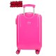 Mala/Trolley de Viagem Cabine 4 Rodas Spinner 55cm MINNIE HAPPY HELPERSS Rosa - Ref. 186.22314E1-2