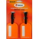 BENZI Acessórios Etiquetas de Bagagem Laranja | Ref. 288.BZ4066LAR