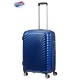 American Tourister Mala/Trolley Viagem Médio 67cm 4 Rodas Spinner Expansível JETGLAM Metallic Blue - Ref. 9271G00261