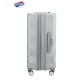 American Tourister Mala/Trolley de Viagem Médio 67cm 4 Rodas Spinner Expansível FLYLIFE Sky Silver | Ref. 9281G00225