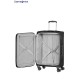 SAMSONITE Mala de Viagem / Trolley Médio 66cm 4R Exp. POPSODA Preta | Ref. 92CT400409